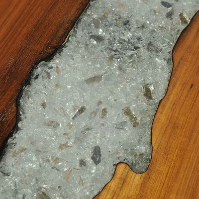 Tiikki sivupöytä Ovadiuc 100x35x75cm