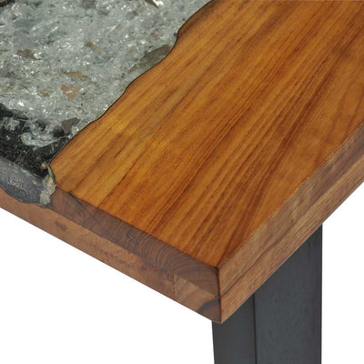 Sivupöytä 100x35x75 cm Tiikki