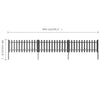 Puuaita tolpilla Ferro 600x60cm (3 kpl)