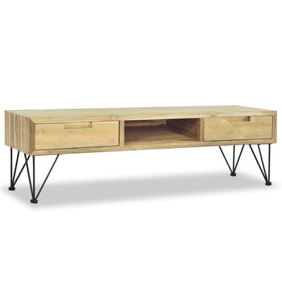 TV-taso 120x35x35 cm Täysi tiikki