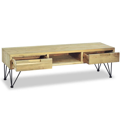 TV-taso 120x35x35 cm Täysi tiikki