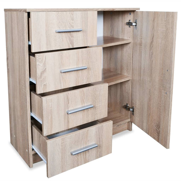 Senkki lastulevy 79x35x88 cm Tammi