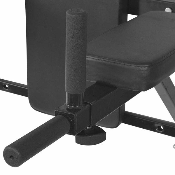 Seinäkiinnitettävä fitness dippiteline musta