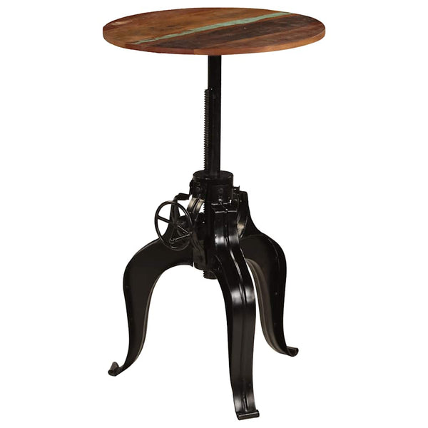 Baaripöytä kierrätetty puu 60x(76-110) cm