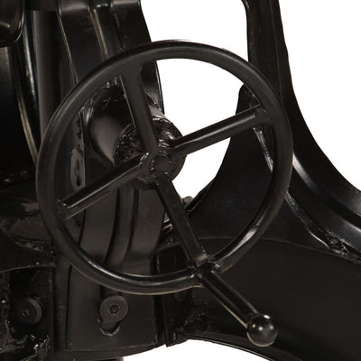 Baaripöytä kierrätetty puu Dochiuta 75x(76-110)cm