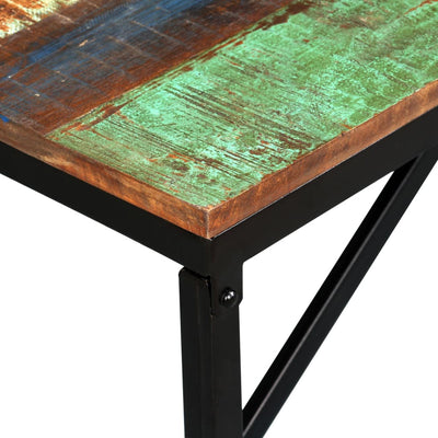 Penkki kiinteä uusiokäytetty puu 110x35x45 cm