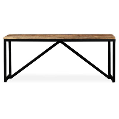 Penkki kiinteä mangopuu Soanea 110x35x45cm