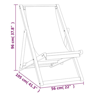 Kansituoli Tiikki 56x105x96 cm Sininen