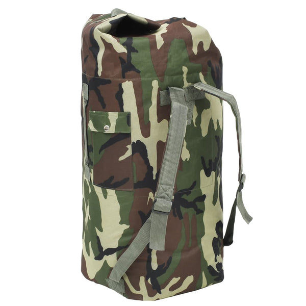 Armeijatyylinen reppu 85 l maastoväri