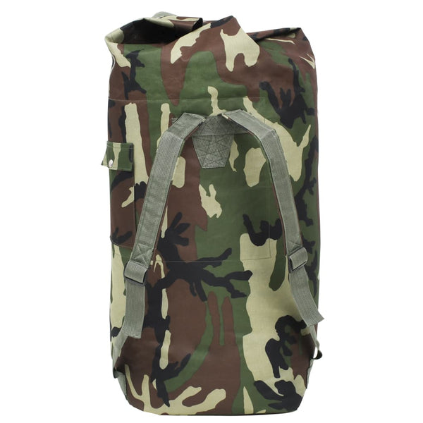 Armeijatyylinen reppu 85 l maastoväri