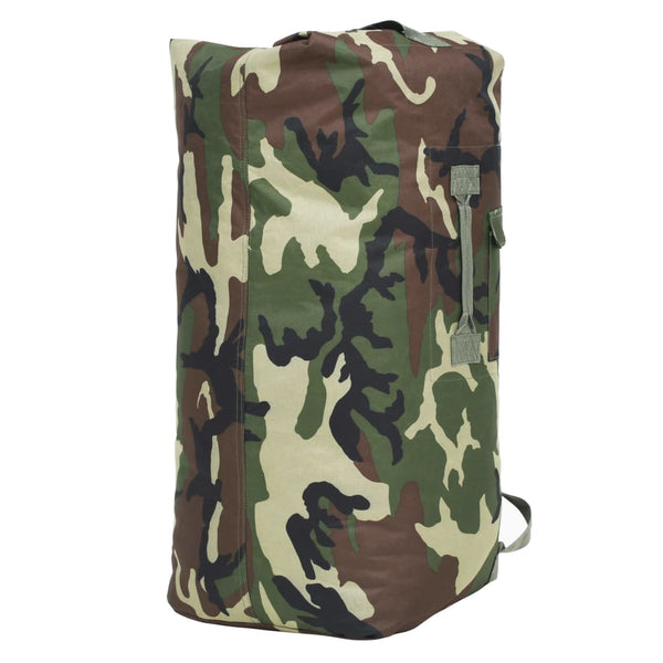Armeijatyylinen reppu 85 l maastoväri