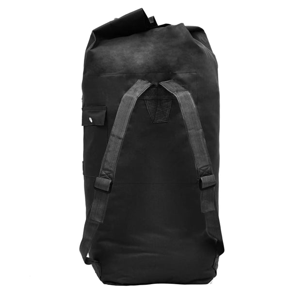 Armeijatyylinen reppu 85 l musta