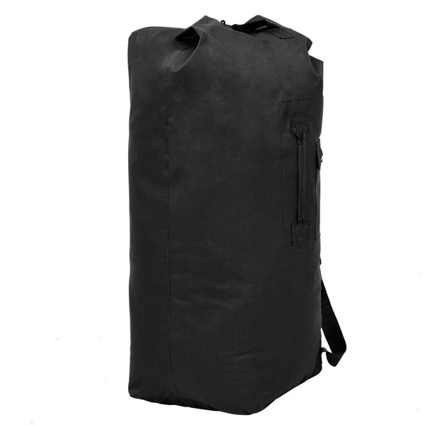 Armeijatyylinen reppu 85 l musta