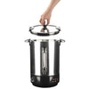 Veden-/glögilämmitin ruostumaton teräs 15 l 2500 W