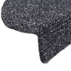 Itsekiinnittyvät porrasmatot 15kpl neulahuopa 56x17x3cm harmaa