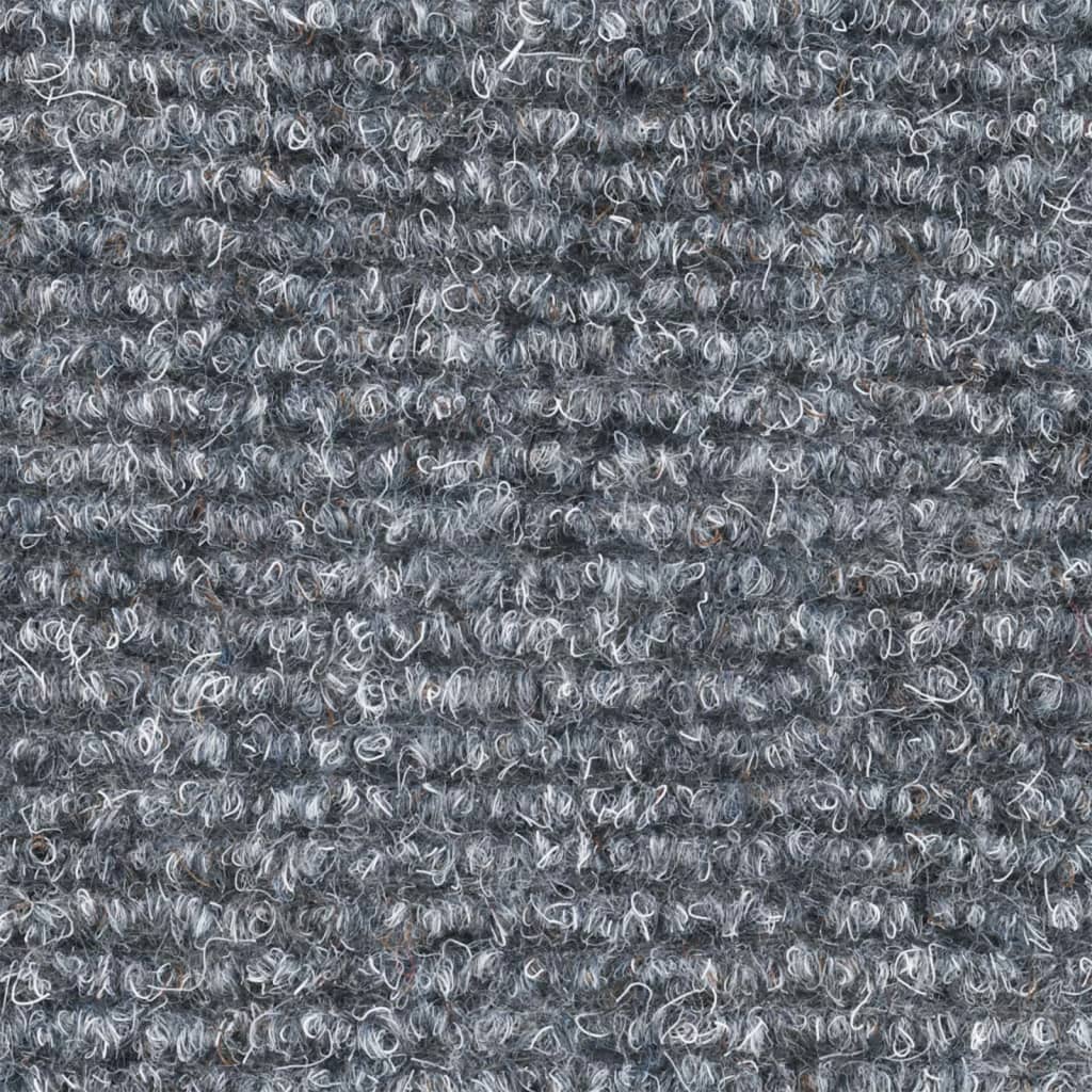 Itsekiinnittyvät harmaat porrasmatot Corbett 56x17x3cm (15kpl neulahuopa)