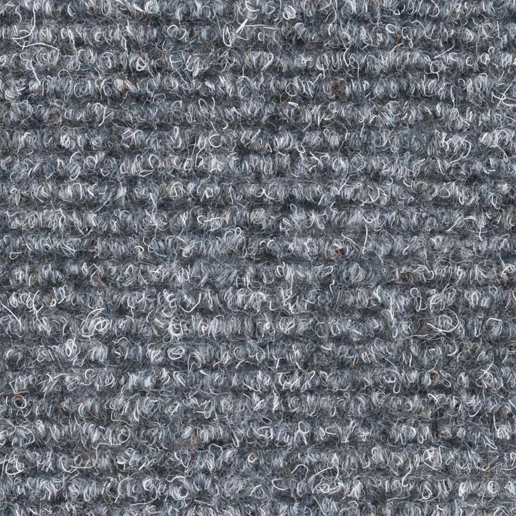 Harmaat itsekiinnittyvät porrasmatot Corbett 65x21x4cm (15kpl neulahuopa)