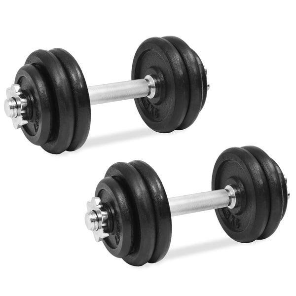 Käsipainosarja 18 osaa 30 kg valurauta