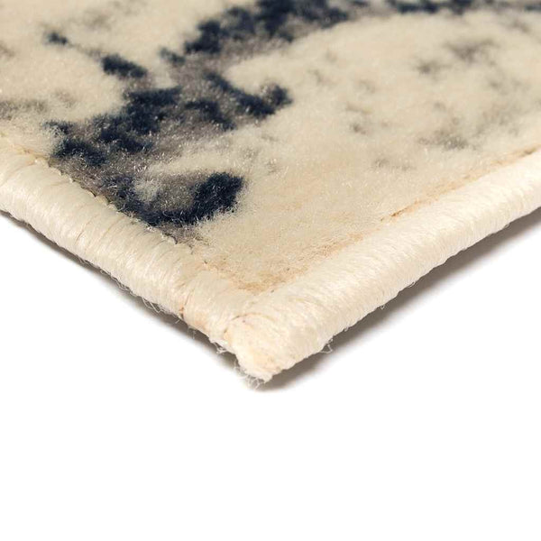 Moderni matto kukkakuvio 160x230 cm beige/sininen