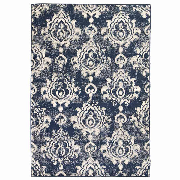 Moderni matto paisley-kuvio 120x170 cm beige/sininen