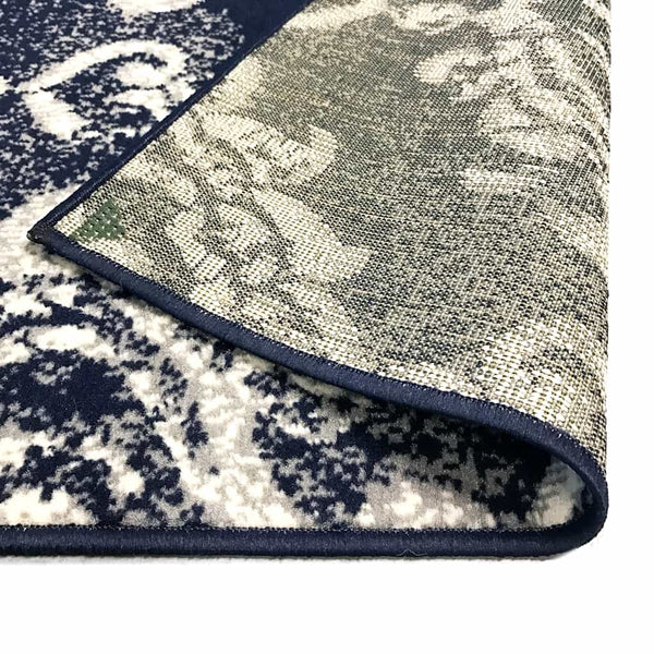 Moderni matto paisley-kuvio 120x170 cm beige/sininen