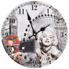 Vintagetyylinen seinäkello marilyn monroe Tifor 30cm