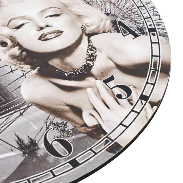 Vintagetyylinen seinäkello marilyn monroe Tifor 30cm