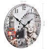 Vintagetyylinen seinäkello marilyn monroe Tifor 30cm