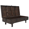 Sohvapöytä vintagetyyli vaneri120x55x35 cm
