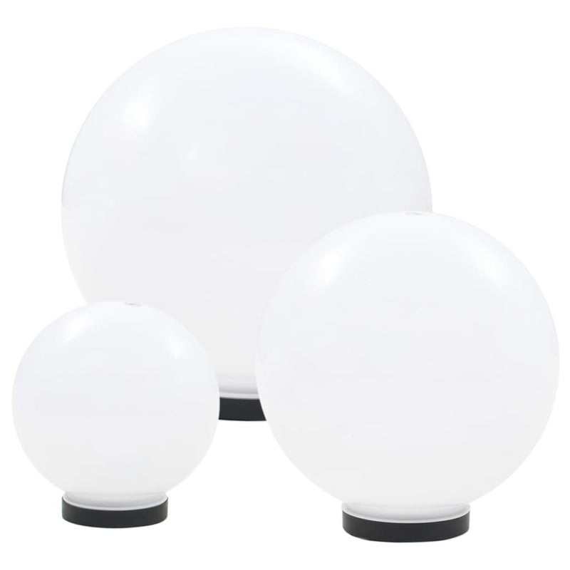 Led-pallovalaisimet Mmihaiela 20/30/40cm (3 kpl akryyli)