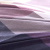Pussilakanasetti Violetti ruutukuvio 135x200/80x80