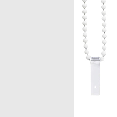 Valkoinen suihkun rullaverho Julien 80x240cm