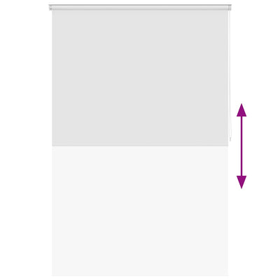 Valkoinen suihkun rullaverho Julien 160x240cm