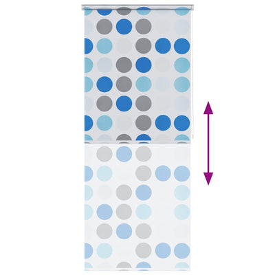 Suihkun rullaverho Julien 80x240cm (ympyrä)