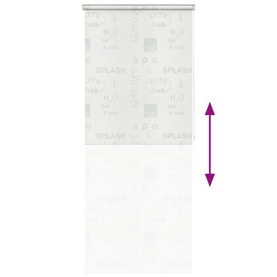 Suihkun rullaverho Julien 100x240cm (loiske)