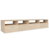 TV-tasot 2 kpl tekninen puu 95x35x36 cm tammi