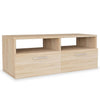 TV-tasot 2 kpl tekninen puu 95x35x36 cm tammi