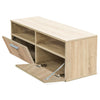 TV-tasot 2 kpl tekninen puu 95x35x36 cm tammi