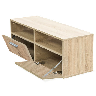 TV-tasot 2 kpl tekninen puu 95x35x36 cm tammi
