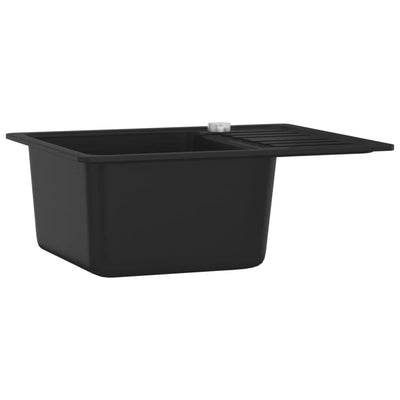 Keittiön pesuallas graniitti musta
