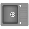 Harmaa keittiön pesuallas Renati (graniitti)