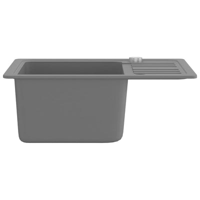 Harmaa keittiön pesuallas Renati (graniitti)