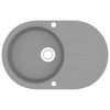 Harmaa keittiön pesuallas graniitti soikea Imogen