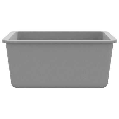 Harmaa keittiön pesuallas Hunor_Zsolt (graniitti)