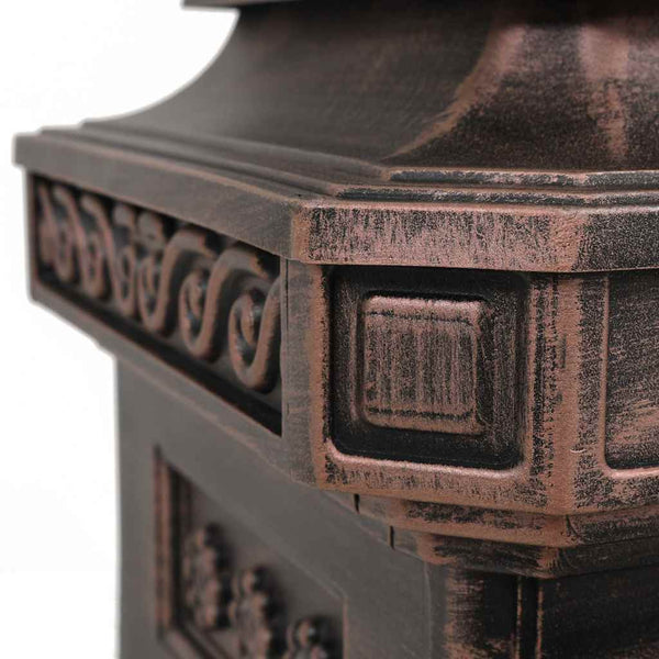 Postilaatikko alumiini vintagetyyli ruostumaton pronssi