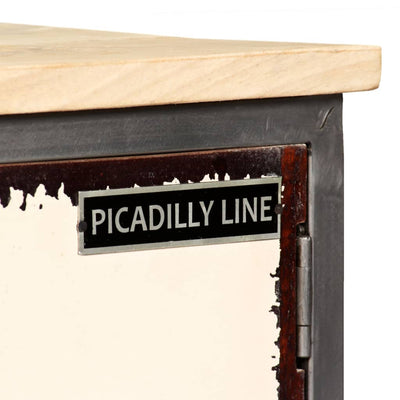 Tv-taso Cristeana 120x30x45cm (mangopuu ja teräs)