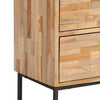 TV-taso kierrätetty tiikki 90x30x55 cm