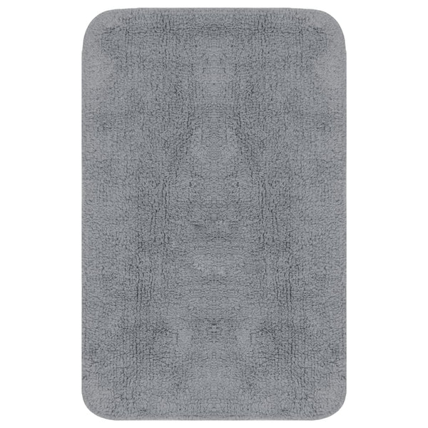 Harmaa kylpyhuoneen mattosarja Ghiula 3 osaa (kangas)