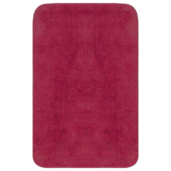 Fuksia kylpyhuoneen mattosarja Campina (2 osaa kangas)