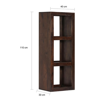 Hylly 40x30x110 cm täysi akaasiapuu
